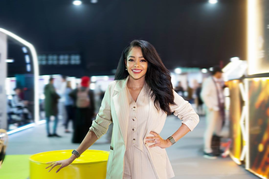 Dua on the GITEX show floor